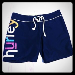 Hurley Women's Board Shirts size 7 with rainbow